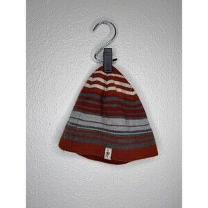 Smartwool Striped Merino Wool Beanie Winter Hat Striped Knit One Size Snow